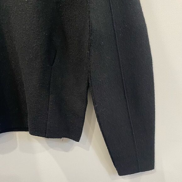 Anthropologie Maeve Black Long Sleeves Sweater Pullover - Picture 3 of 6